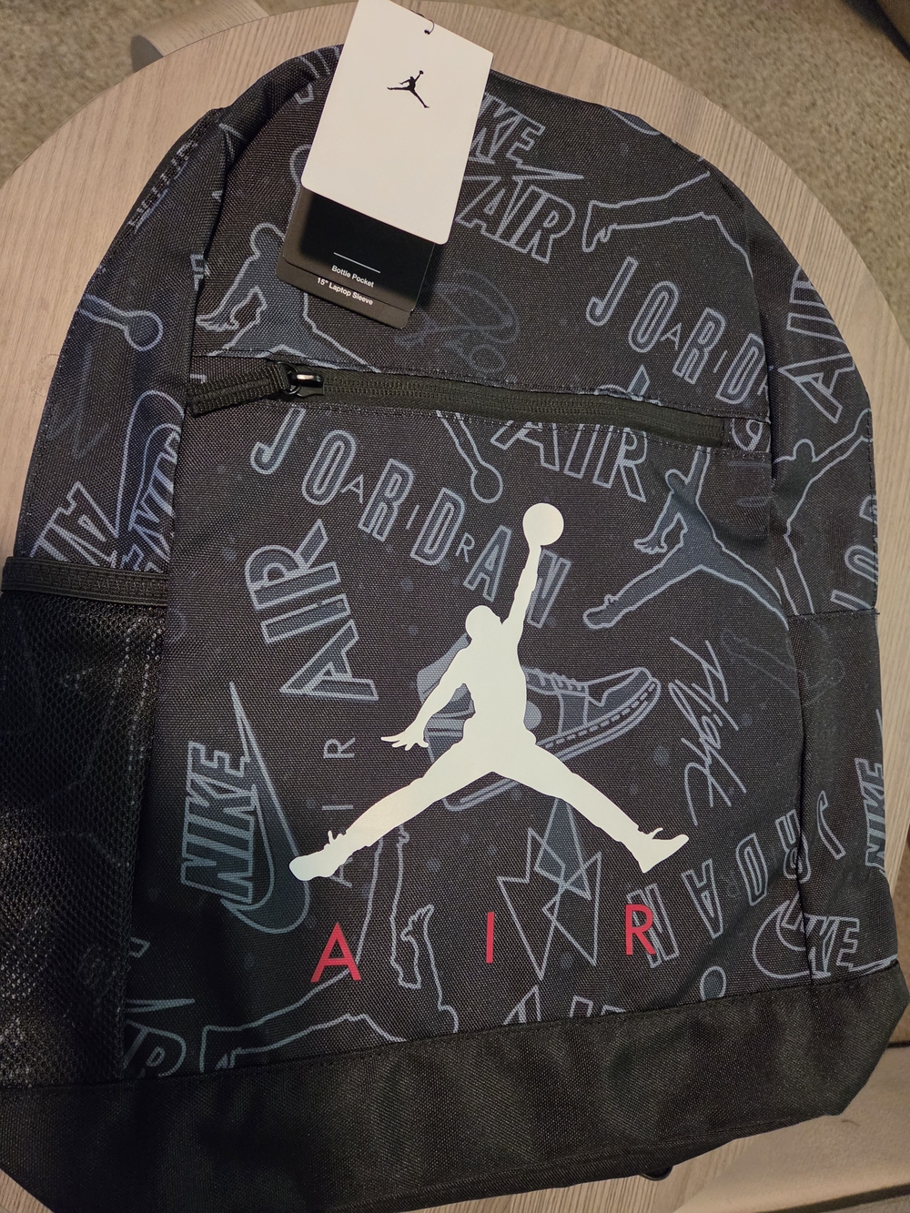 Jordan Air Jumpman Logo Black Backpack
